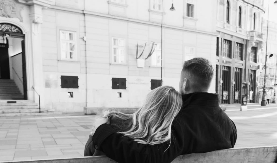 Christa and Mason in Europe