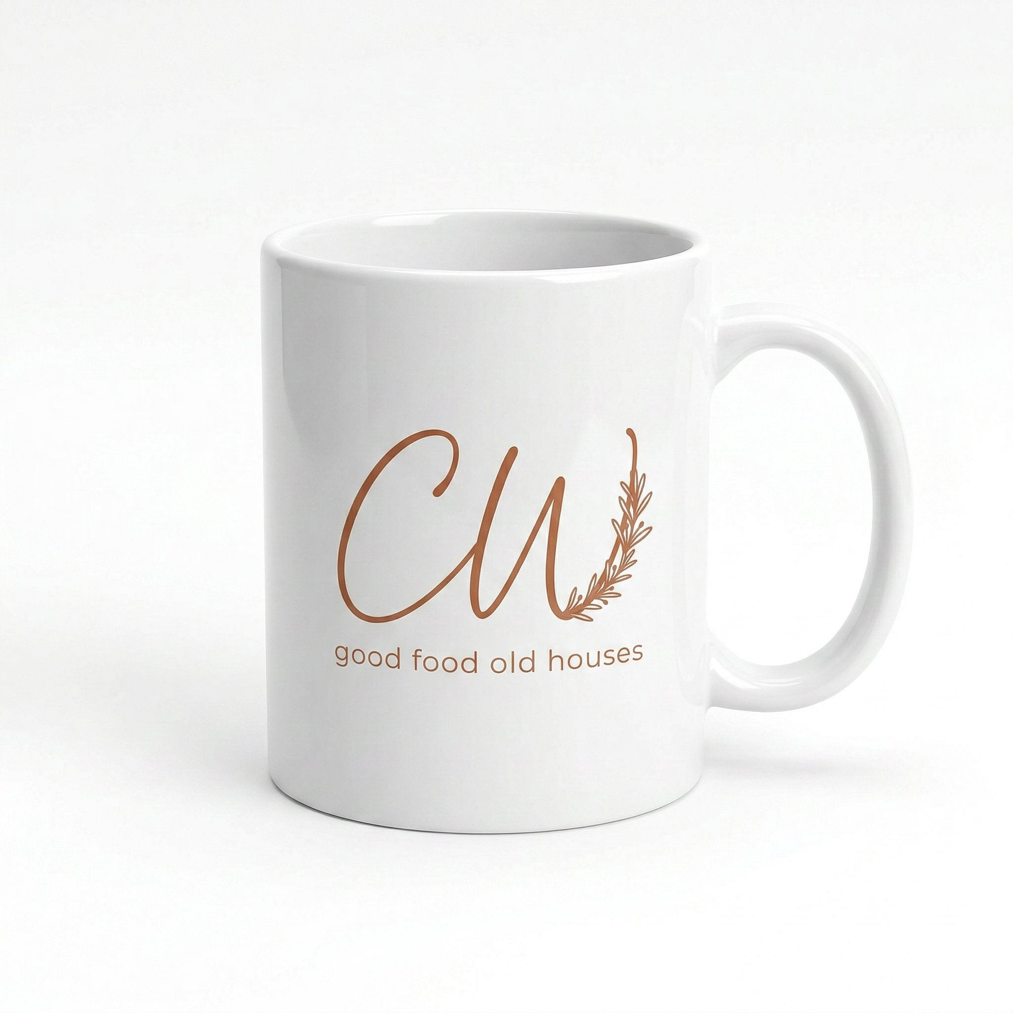 Good Food Old Houses ceramic mug